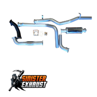 Turbo Back Sinister Exhaust suits Toyota Landcruiser HZJ75 Series with 1HD-T