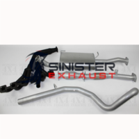 Exhaust to suit Nissan Patrol GQ / Y60 TB42 TD42 incl Extractors