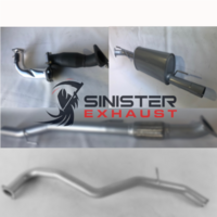 3" Turbo Back Exhaust suits Nissan Navara D40 STX550
