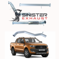 3" Turbo Back Exhaust suits Ford Ranger PX / PXII
