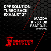3" DPF Solution Exhaust to suit Mazda BT50 UR