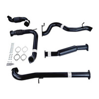 3" Turbo Back Sinister Exhaust To Suit '07-'10 2.8L Jeep Wrangler Aluminised Steel (Hotdog and Cat)