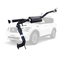 3" Cat Back Sinister Exhaust Suit V8 Y62 Patrol Aluminised Steel