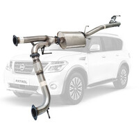 3" Cat Back Sinister Exhaust Suit V8 Y62 Patrol Stainless Steel