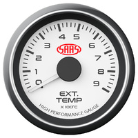 Exhaust Gas Temp Gauge - White Muscle Series