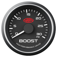 Boost Gauge - Black Muscle Series