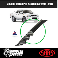 3 Gauge Pillar Pod Navara 1997 - 2014 D22