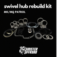 Swivel Hub Repair Kit Including Wheel Bearings Suit MQ/MK Nissan Patrol