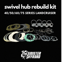 Swivel Hub Repair Kit Including Wheel Bearings Suit Early Landcruiser