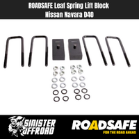 Leaf Spring Lift Block Kit Rear for Nissan Navara D40