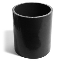 Straight Black Silicone Hose 102mm X 102mm X 127mm