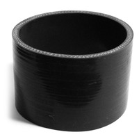 Straight Black Silicone Hose 102mm X 102mm X 76mm