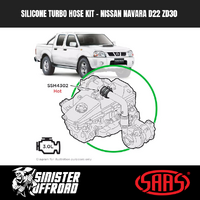 Silicon Turbo Hose Nissan D22 Navara ZD30 3.0