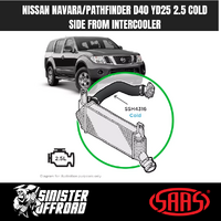 Nissan Navara/Pathfinder D40 YD25 2.5 Cold Side from Intercooler