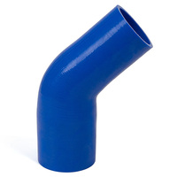 45degree Blue Silicone Reducer 63mm X 76mm