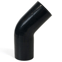 45degree Black Silicone Reducer 76mm X 102mm