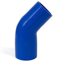 45degree Blue Silicone Reducer 76mm X 102mm