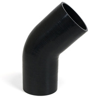 45degree Black Silicone Bend 89mm X 89mm