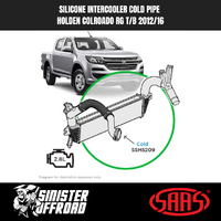 Silicone Intercooler Cold Pipe to suit Holden Colorado RG 2012/16 T/B