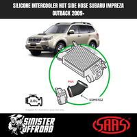 Silicone Hot Side Intercooler Hose Subaru Impreza Diesel Outback