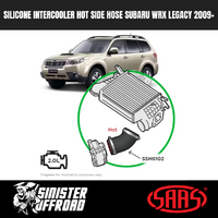 Silicone Intercooler Pipe Cold Side Hose Subaru WRX Legacy
