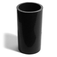 Straight Black Silicone Hose 63mm X 63mm X 127mm