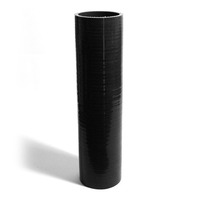 Straight Black Silicone Hose 63mm X 63mm X 254mm