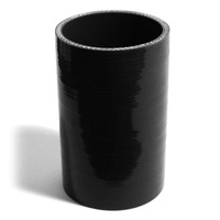 Straight Black Silicone Hose 70mm X 70mm X 127mm