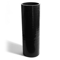 Straight Black Silicone Hose 70mm X 70mm X 254mm