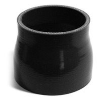 Straight Black Silicone Reducer 76mm X 89mm X 76mm