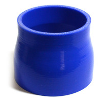 Straight Blue Silicone Reducer 76mm X 95mm X76mm