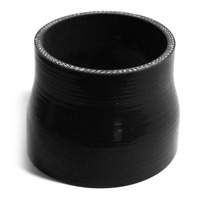 Straight Black Silicone Reducer 82mm X 95mm X 76mm