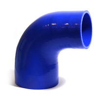 90degree Blue Silicone Reducer 76mm X 102mm