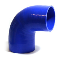 90degree Blue Silicone Reducer 89mm X 102mm