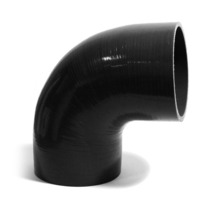 90degree Black Silicon Bend 89mm X 89mm
