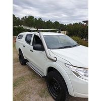 Sinister Stainless Dummy Snorkel to suit Mitsubishi Triton MQ, MR & QE Pajero Sport (LHS Dummy Snorkel)