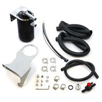 Oil Catch Can suits Mitsubishi Triton MN 2.5Ltr (3102 Style Black)