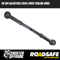 Roadsafe On Car Adjustable Rear Lower Trailing Arm suits Toyota Landcruiser 200 / 300 Series & Prado 250 Series