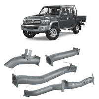 Redback Extreme Duty 4" DPF Back Exhaust for Toyota Landcruiser 79 Series Dual Cab