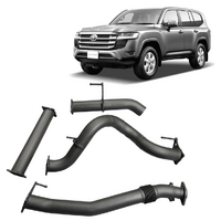 3.5" DPF Back Exhaust for Toyota Landcruiser 300 Series Wagon