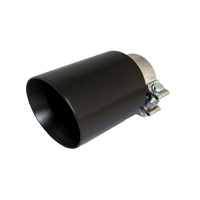 Stainless Steel 4.5" Exhaust tip with Matte Black Finish
