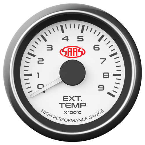 Exhaust Gas Temp Gauge White Muscle Series